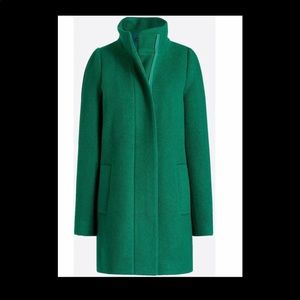 J Crew Factory City Coat Emerald Green